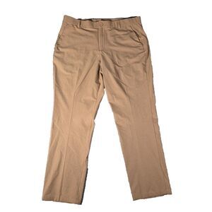 Gradual Performance Dress Pants Mens Size 36x29 Beige Lightweight Golf